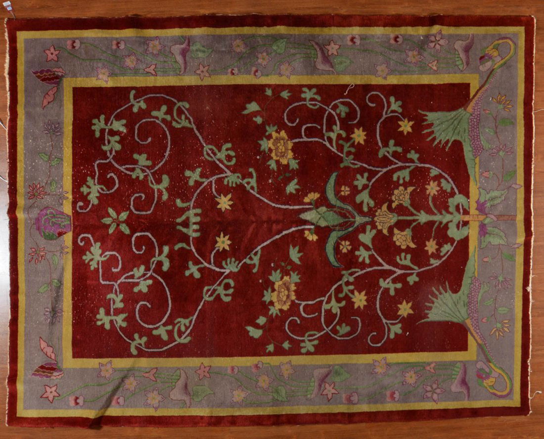Antique Nichols Chinese carpet, China, circa 1925 (1 of 1)