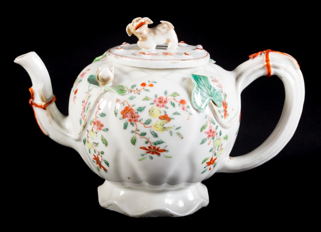 Chinese Export Famille Verte teapot (1 of 5)