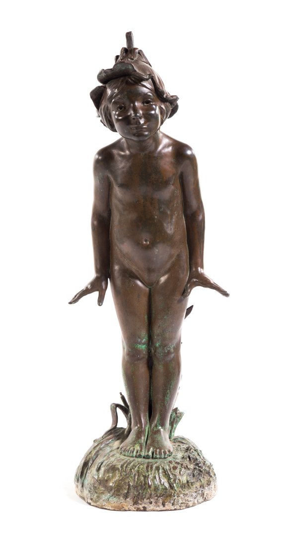 Edward Berge. Wildflower, bronze fountain (1 of 6)