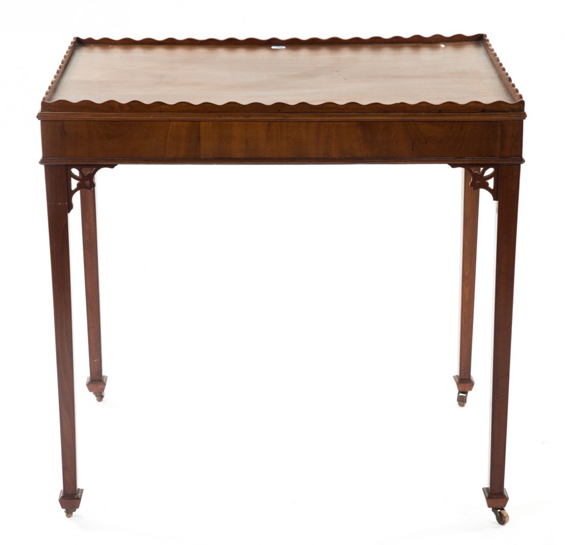 George III mahogany silver table (1 of 6)