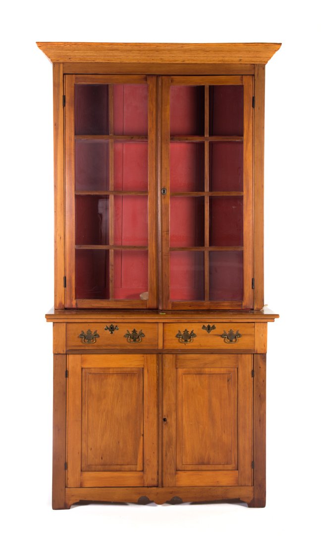 American vernacular poplar step back cupboard (1 of 4)