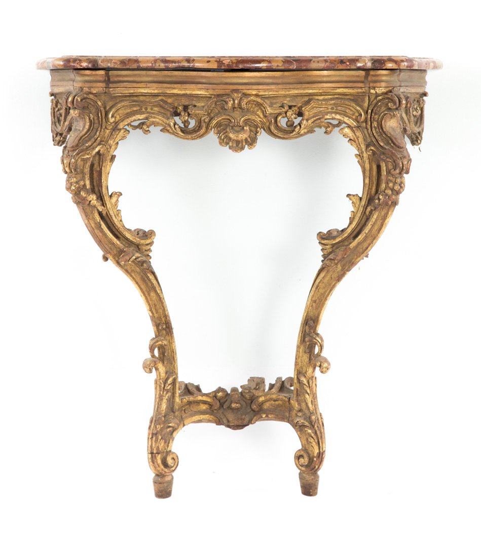 Louis XV giltwood console (1 of 4)