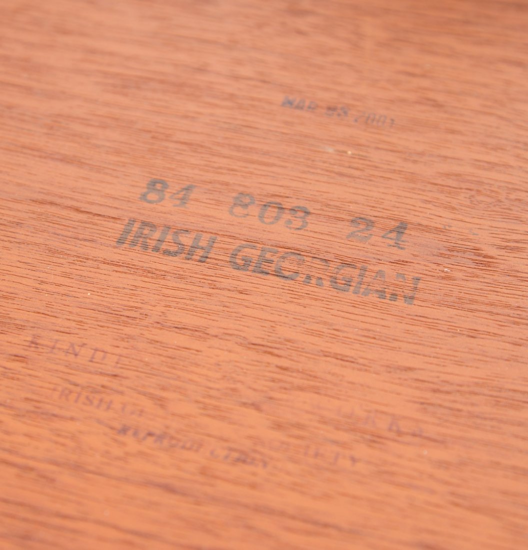 Kindel Irish Georgian style mahogany tea table (1 of 5)