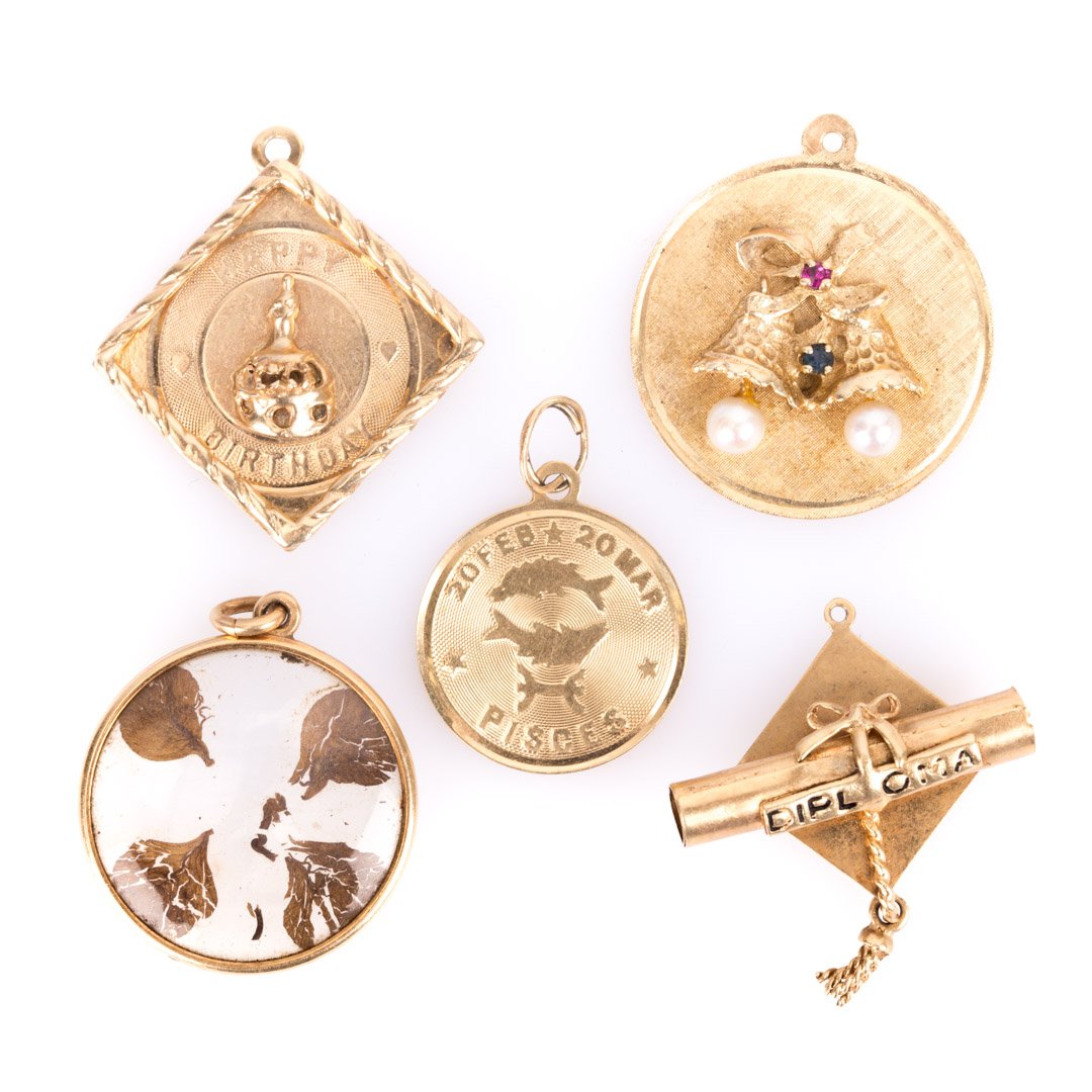 A Collection of Gold Charms (1 of 3)