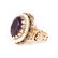 A Lady's Victorian Amethyst and Seed Pearl Ring