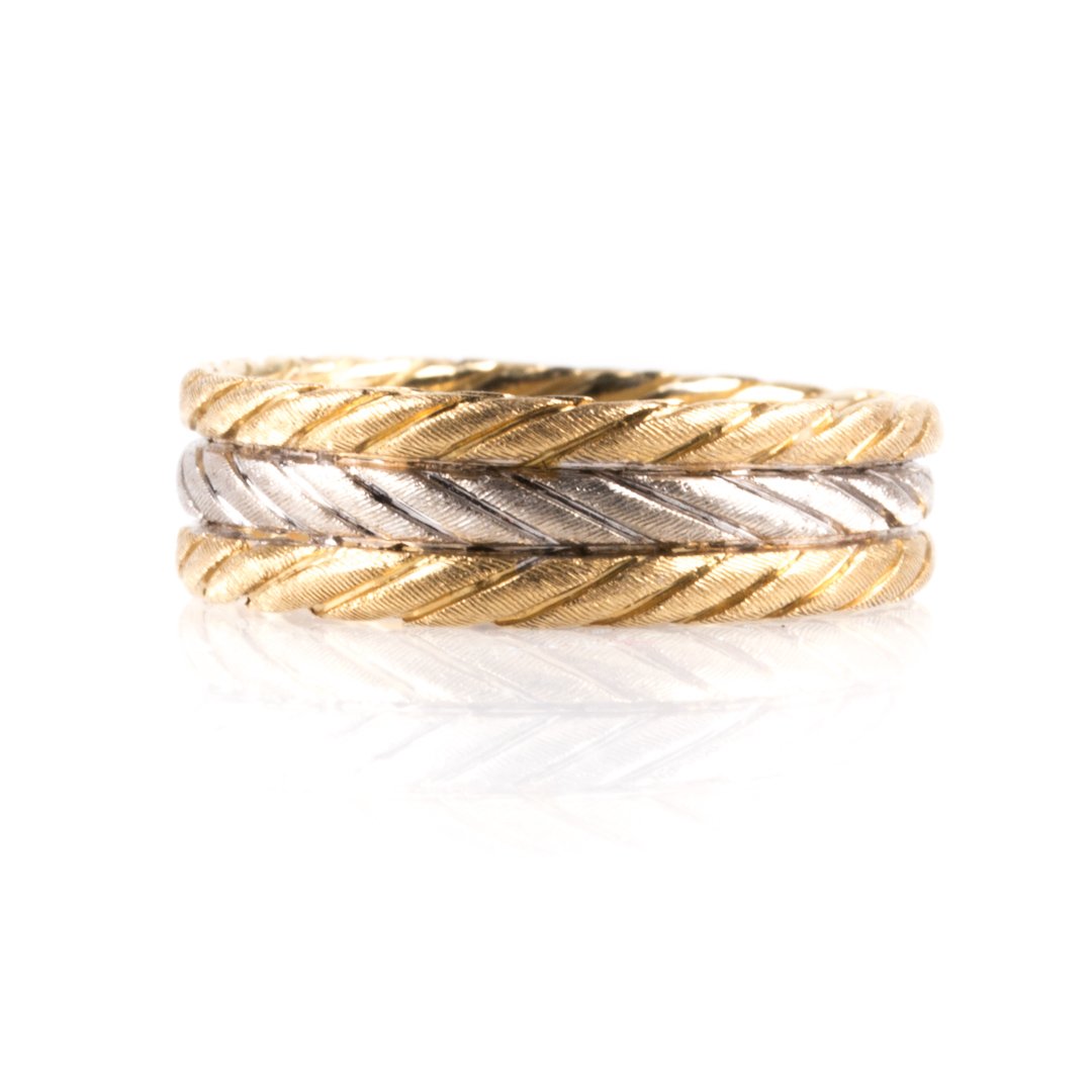 A 18K Two Tone Band by Buccellati (1 of 5)