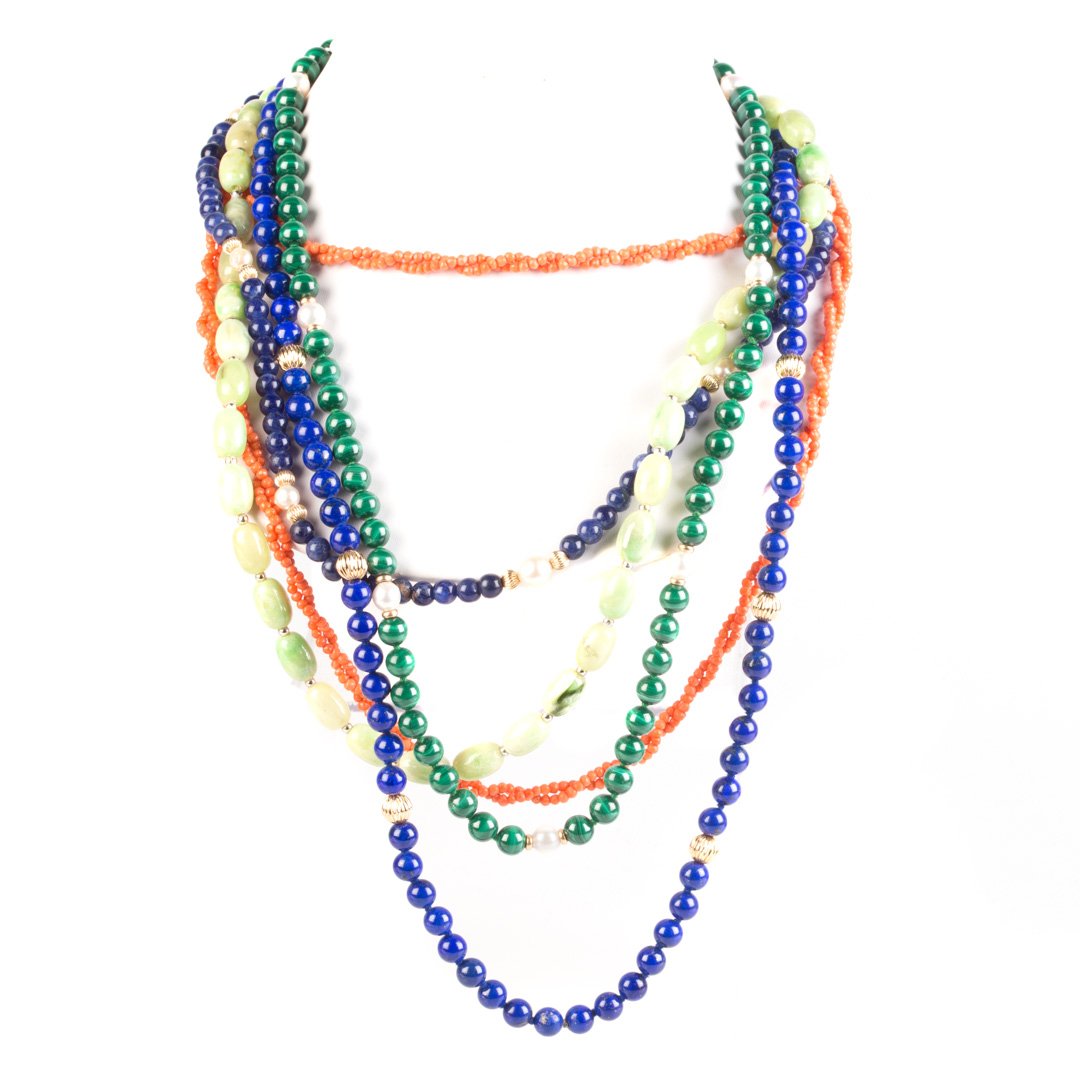 A Collection of Beaded Necklaces (1 of 3)