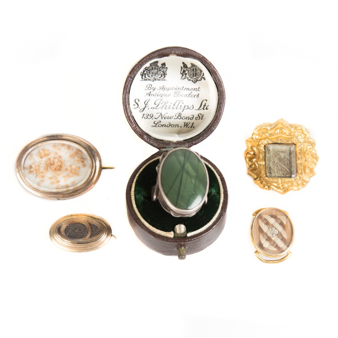 A Selection of Mourning Jewelry (1 of 4)