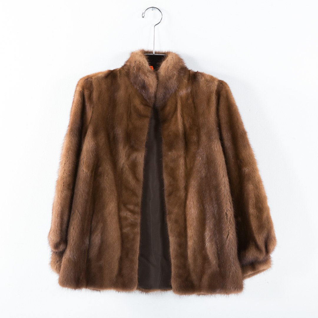 A Lady's Brown Mink Jacket (1 of 3)
