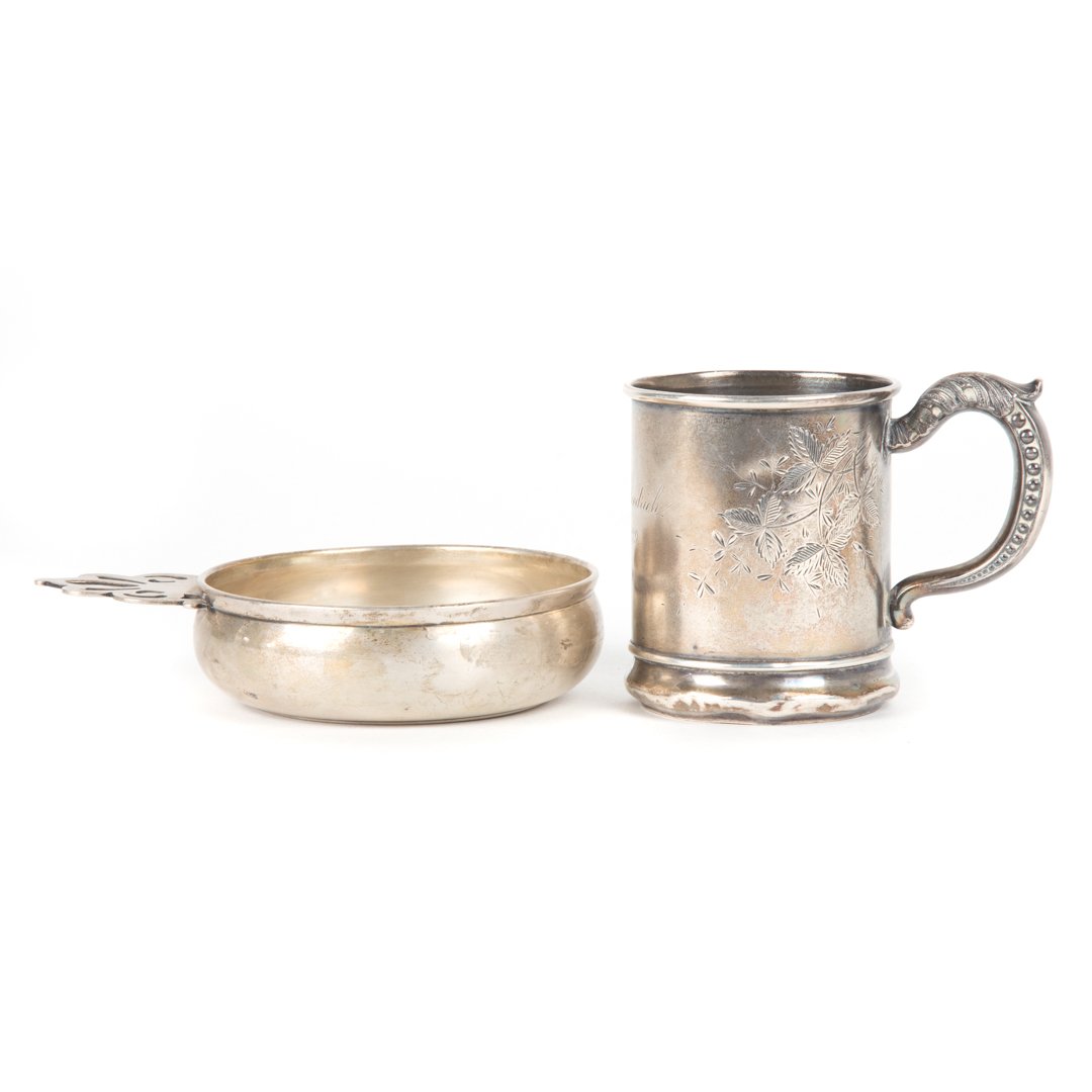 American sterling silver mug & porringer (1 of 6)