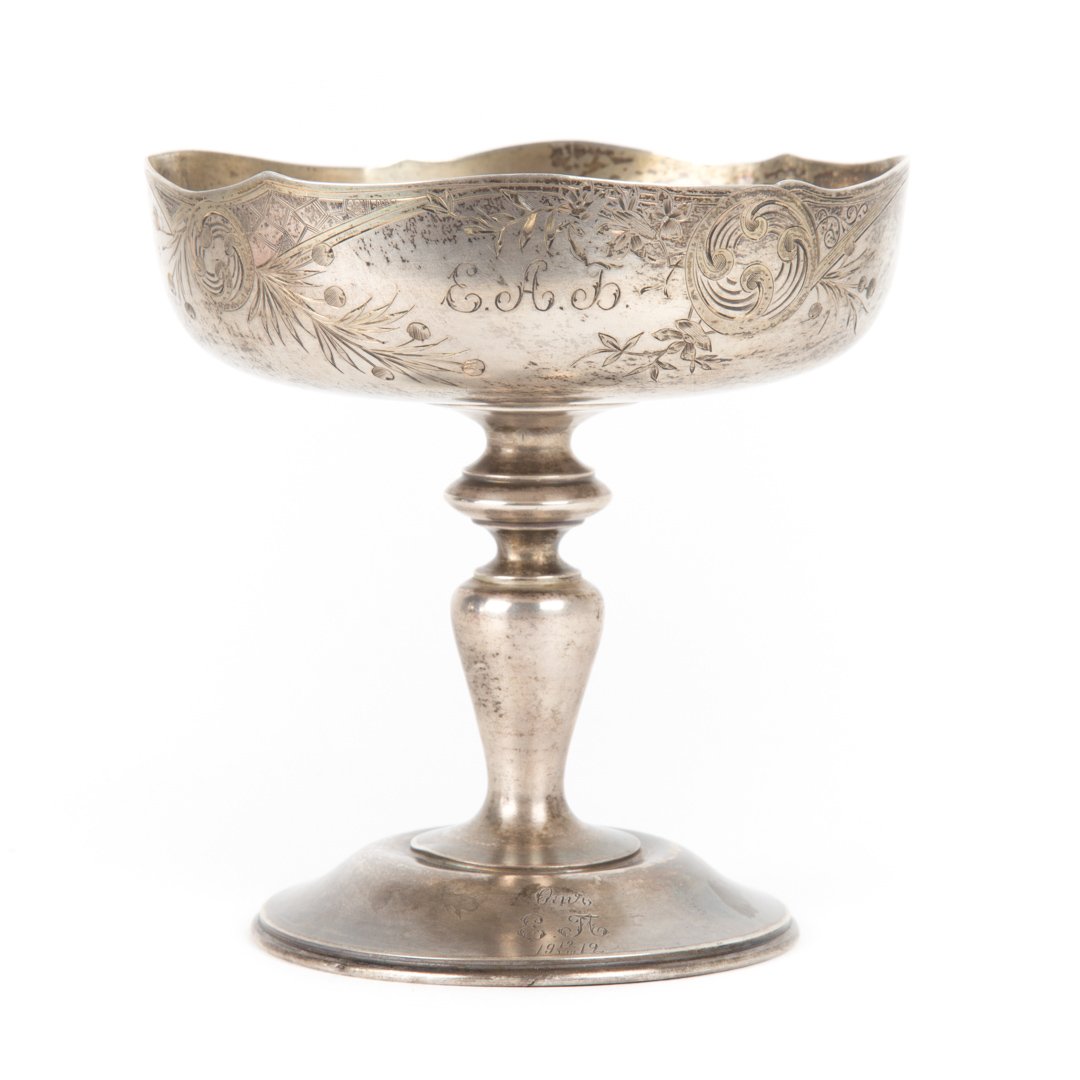 Russian silver footed compote Moscow c1908 (1 of 5)