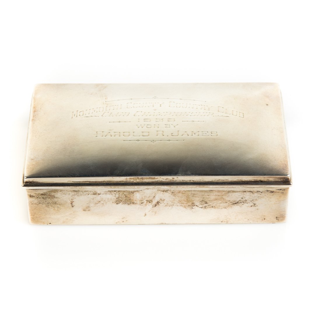 American sterling silver cigarette box (1 of 4)