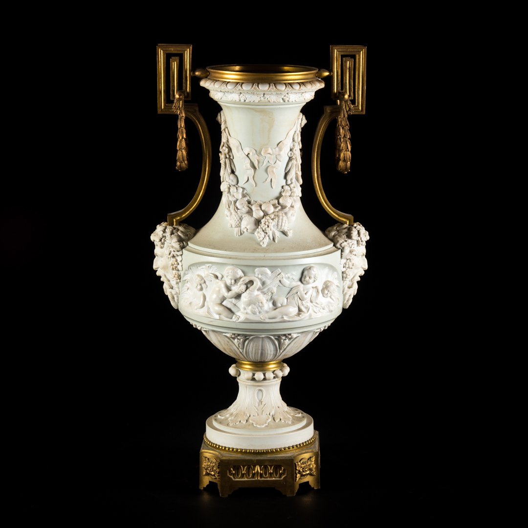 Adams gilt-metal-mounted jasperware vase (1 of 5)