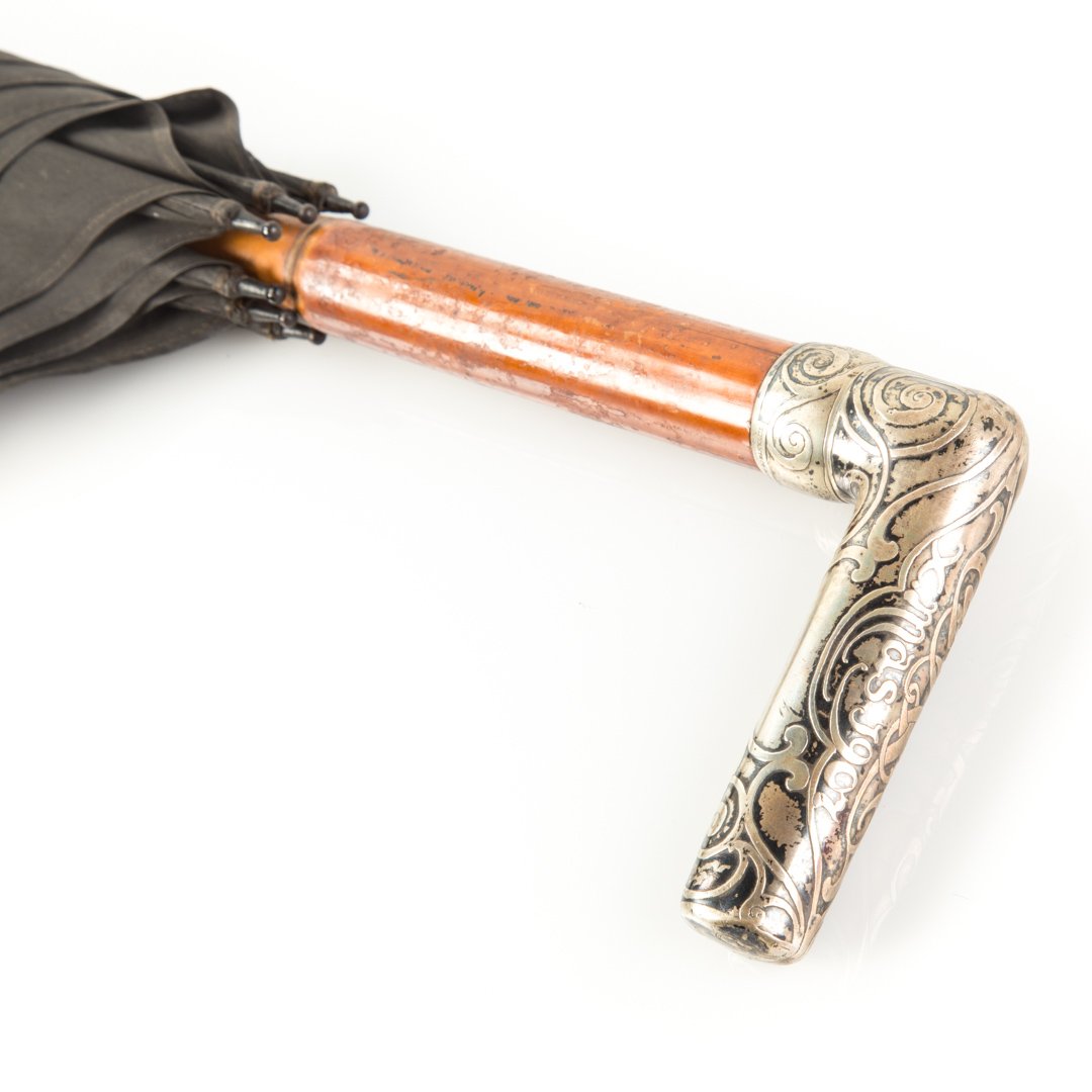Umbrella with Tiffany silver handle (1 of 7)