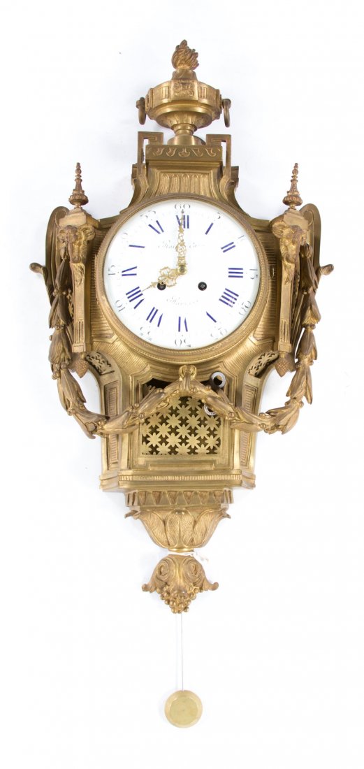 Raingo Freres Louis XVI style cartel clock (1 of 4)