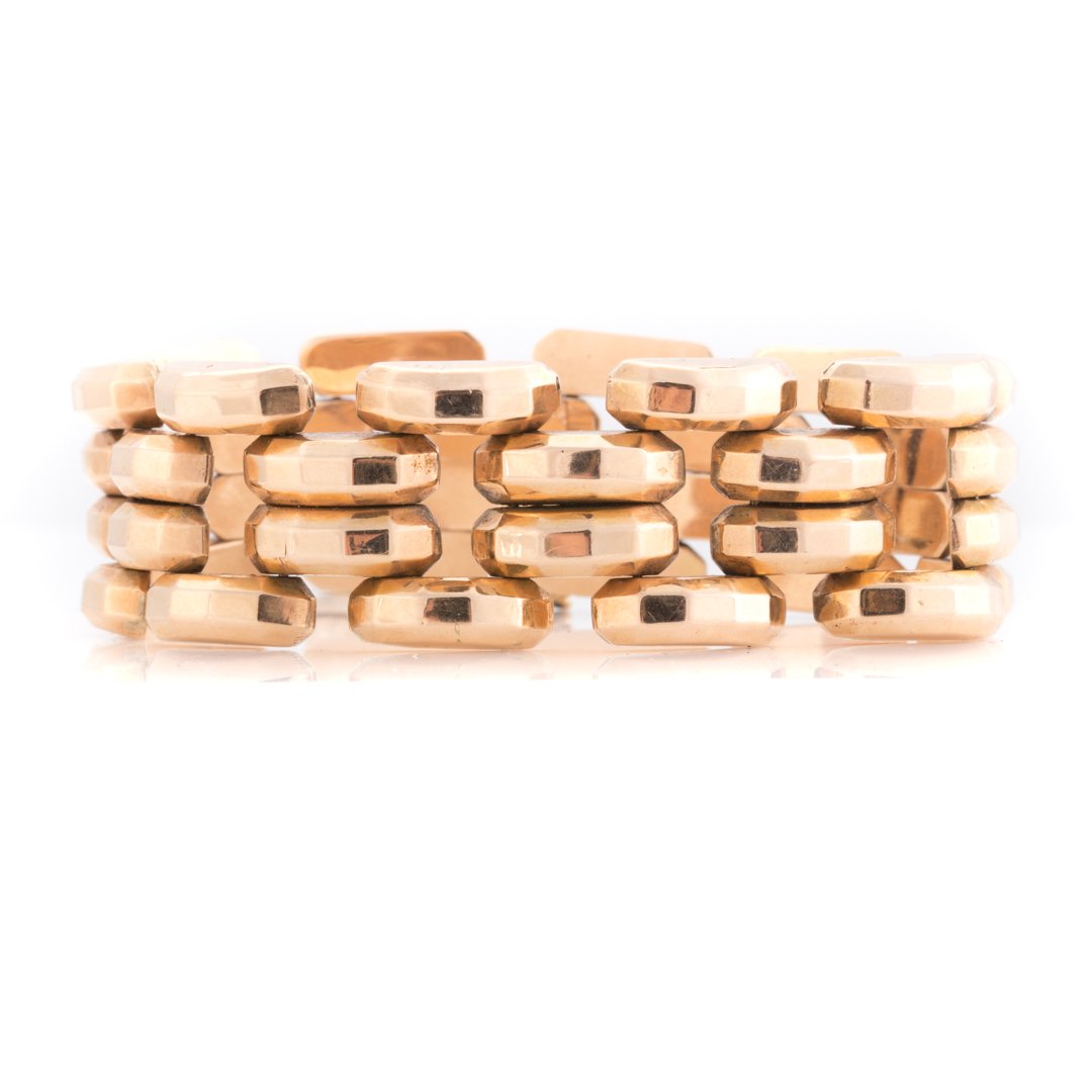 A 14K Rose Gold Link Bracelet (1 of 3)