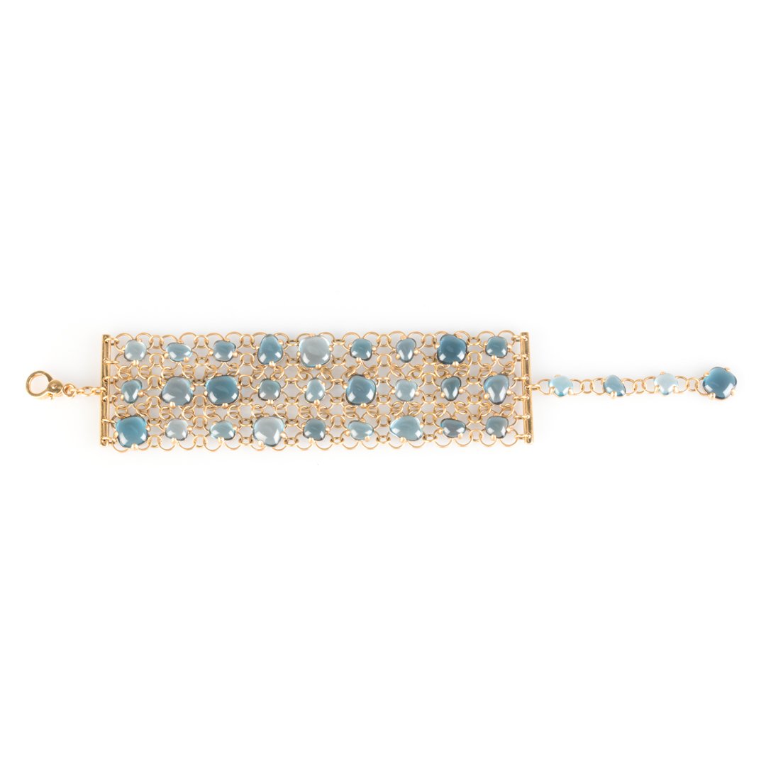 A Pomellato Bracelet with Blue Topaz 18K Rose Gold (1 of 4)