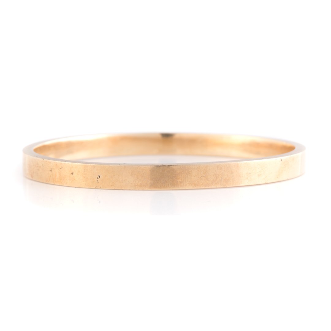 A 14K Gold Bangle Bracelet (1 of 4)