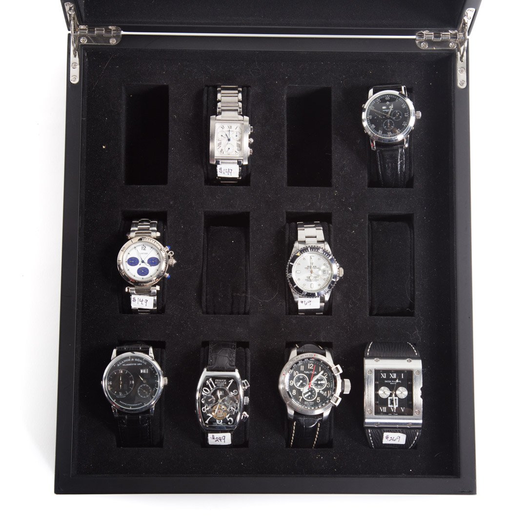 A Commander Travel Case with 8 Watches (1 of 3)