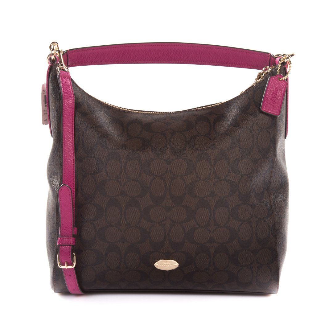 A Coach Signature Convertible Satchel Bag NWT (1 of 8)