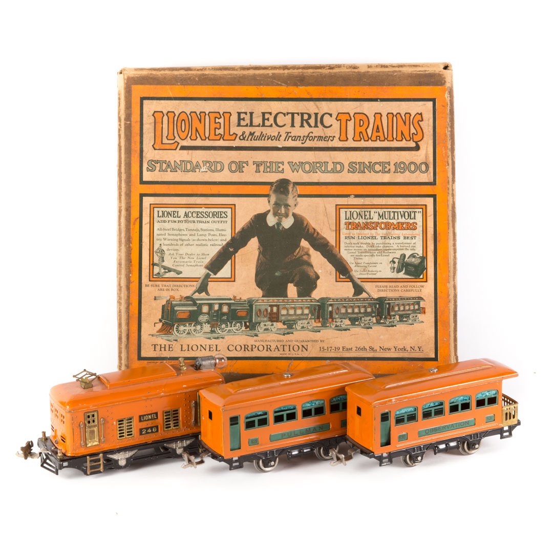 Lionel O gauge set #292, #248 engine and cars (1 of 3)