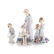 Four Lladro porcelain figures