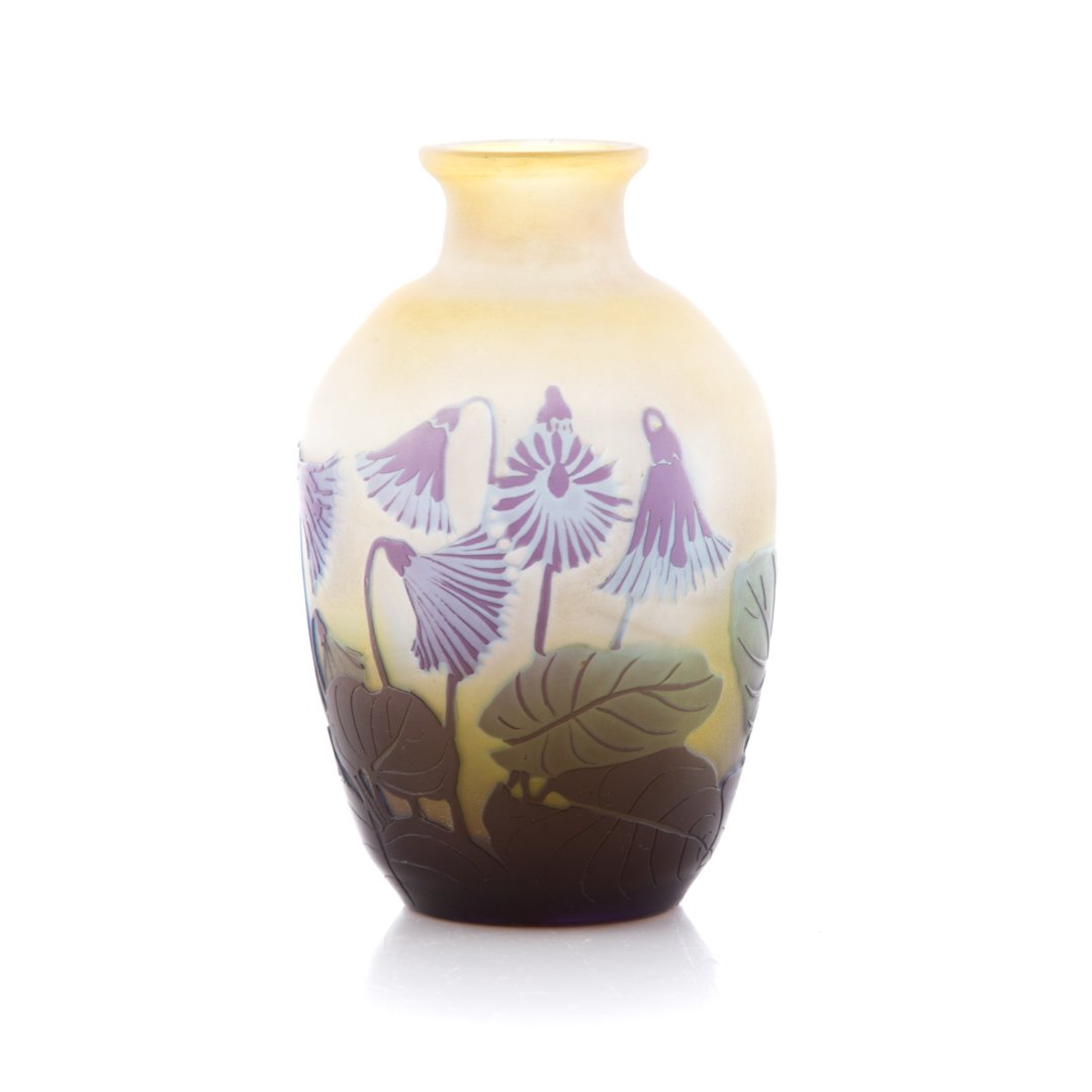 Emile Galle acid etched cameo glass vase (1 of 4)