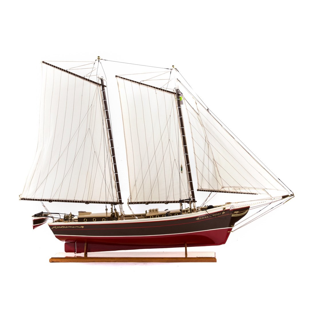 Wooden ship model: Emma C. Barry (1 of 5)