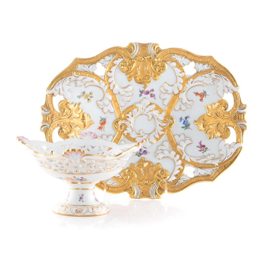 Two Meissen porcelain serving pieces (1 of 5)