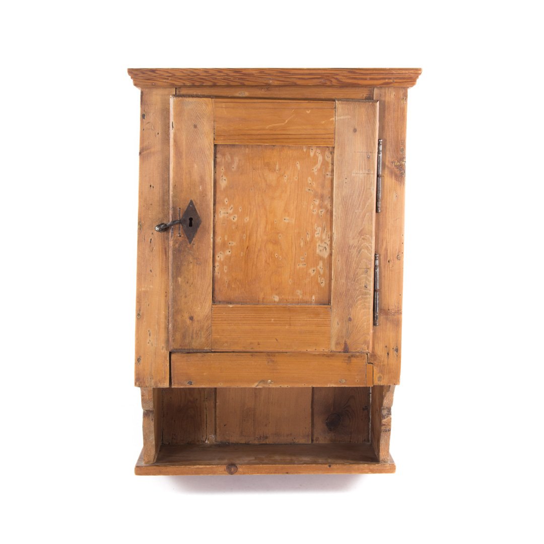 Dutch pine hanging cabinet (1 of 5)