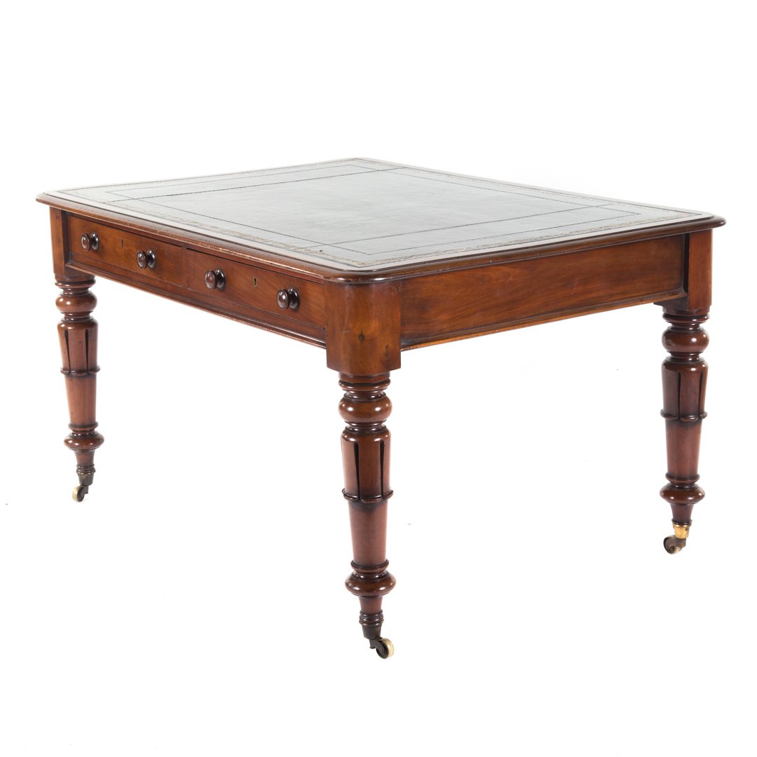 William IV walnut desk (1 of 4)