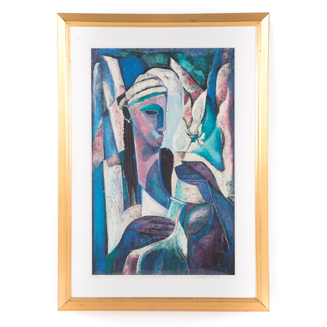 William Tolliver. "Natural Beauty," serigraph (1 of 3)