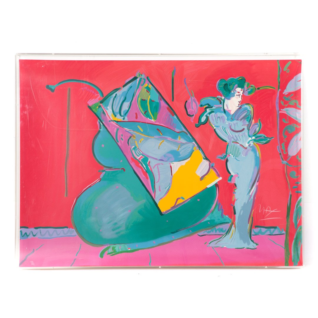 Peter Max. "Flower Lady," lithograph (1 of 3)