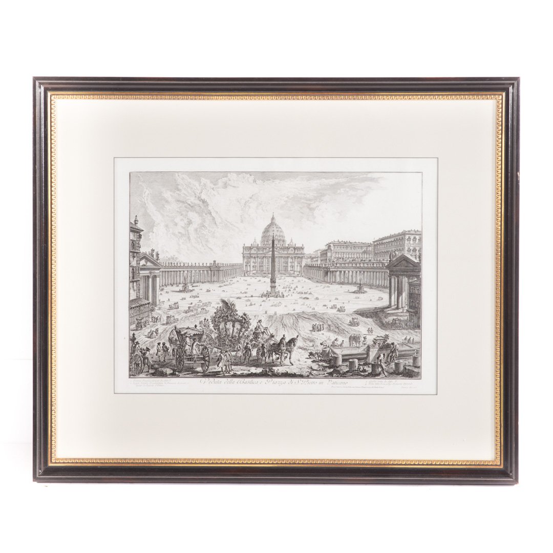 G.B. Piranesi. "Veduta...di S. Pietro..."engraving (1 of 3)