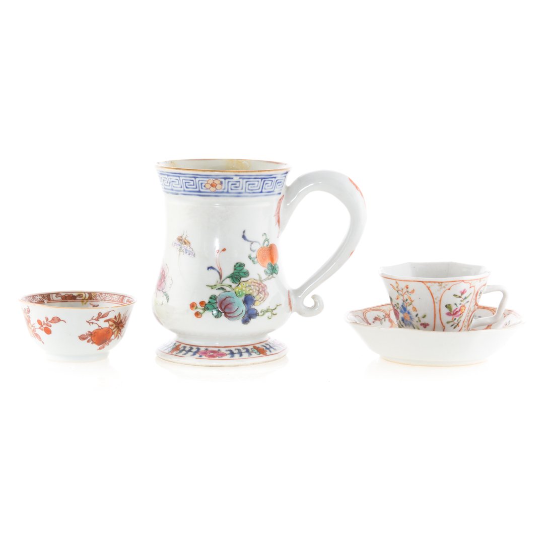 Three Chinese Export porcelain articles (1 of 4)