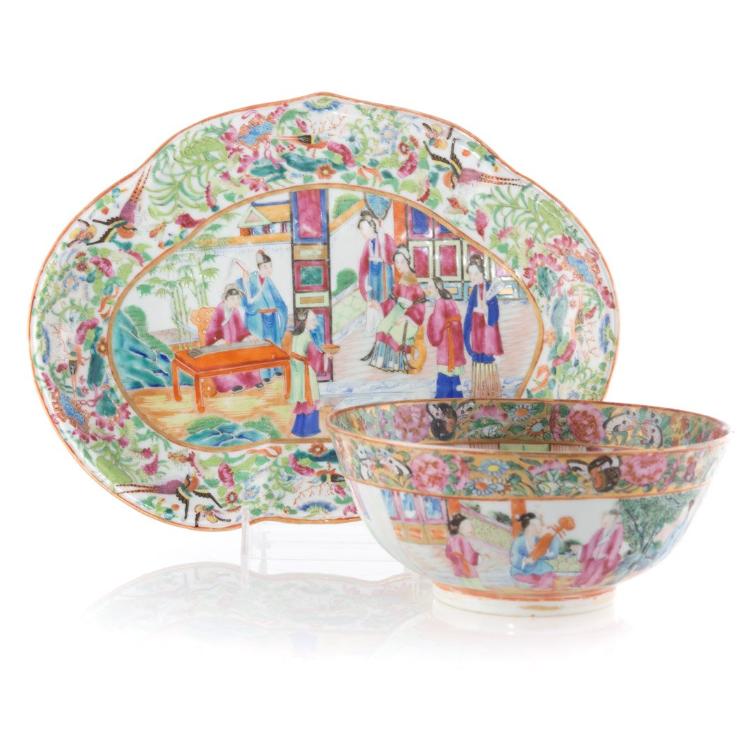 Two Rose Mandarin porcelain articles (1 of 8)