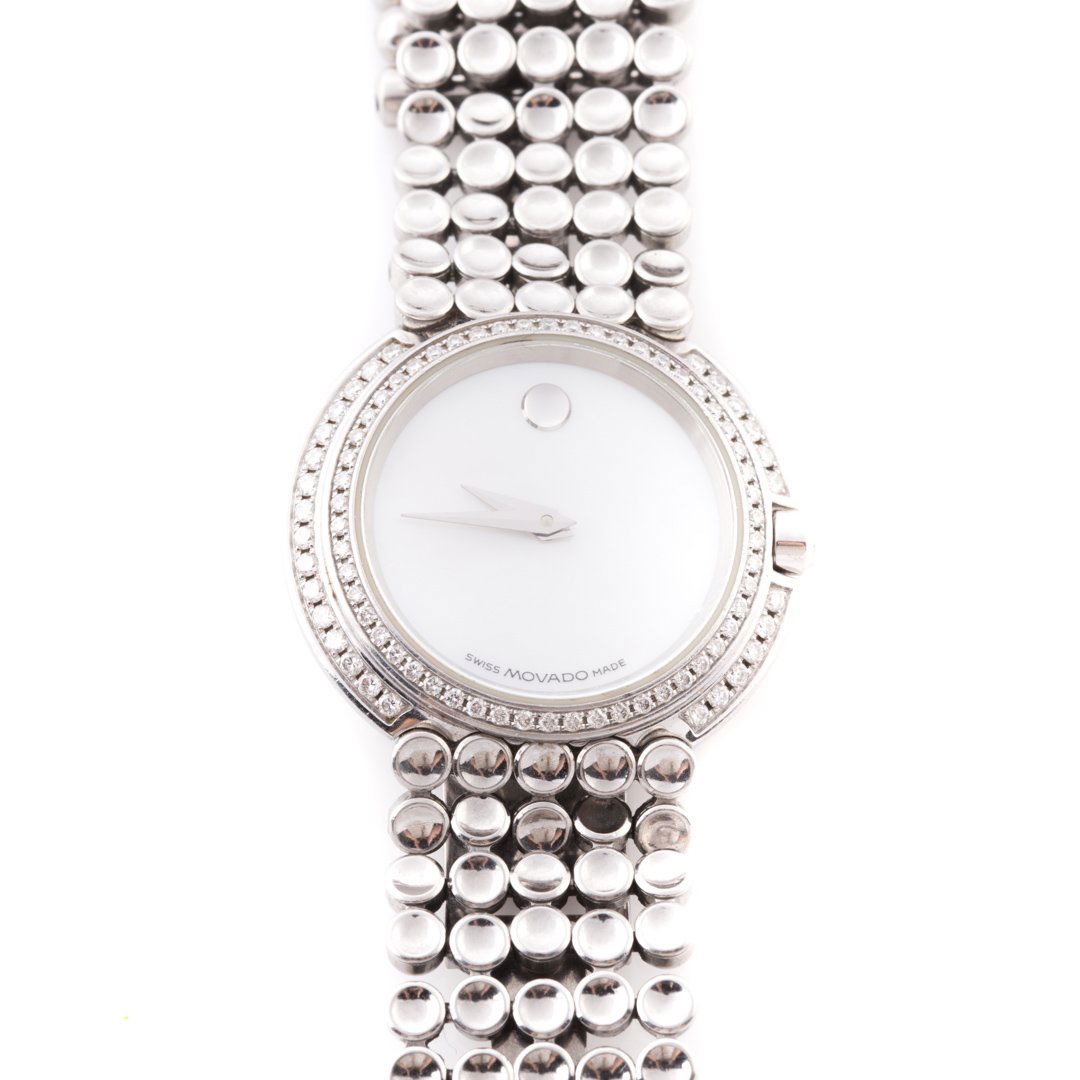 A Lady's Diamond Movado Watch (1 of 5)