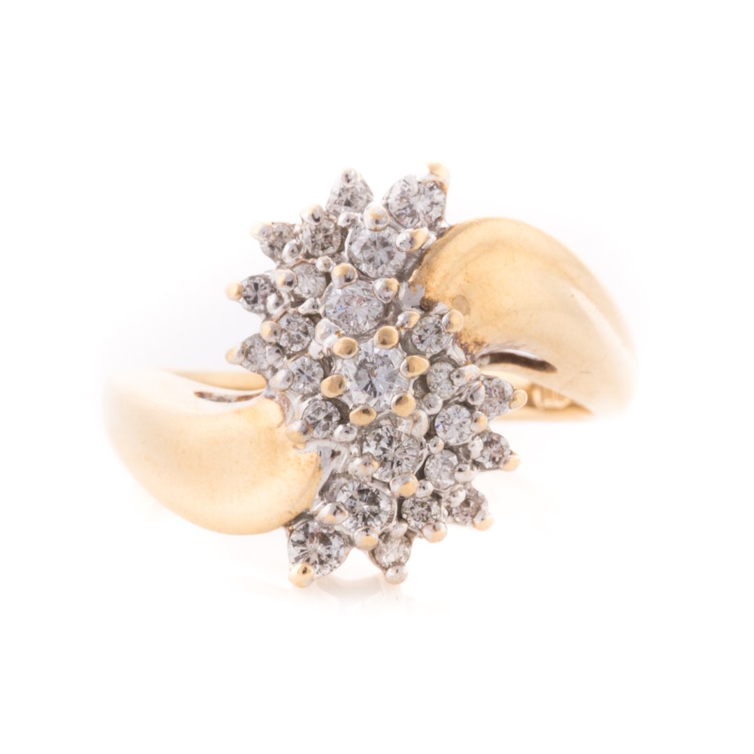 A Lady's Diamond Cocktail Ring (1 of 4)