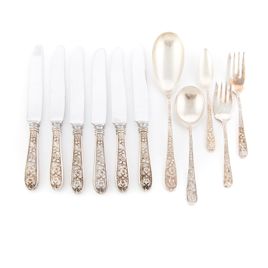 Stieff "Corsage" sterling silver flatware (1 of 4)
