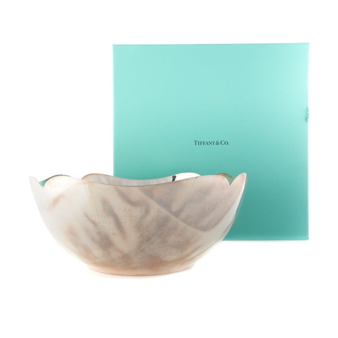 Tiffany & Co. sterling silver presentation bowl (1 of 4)