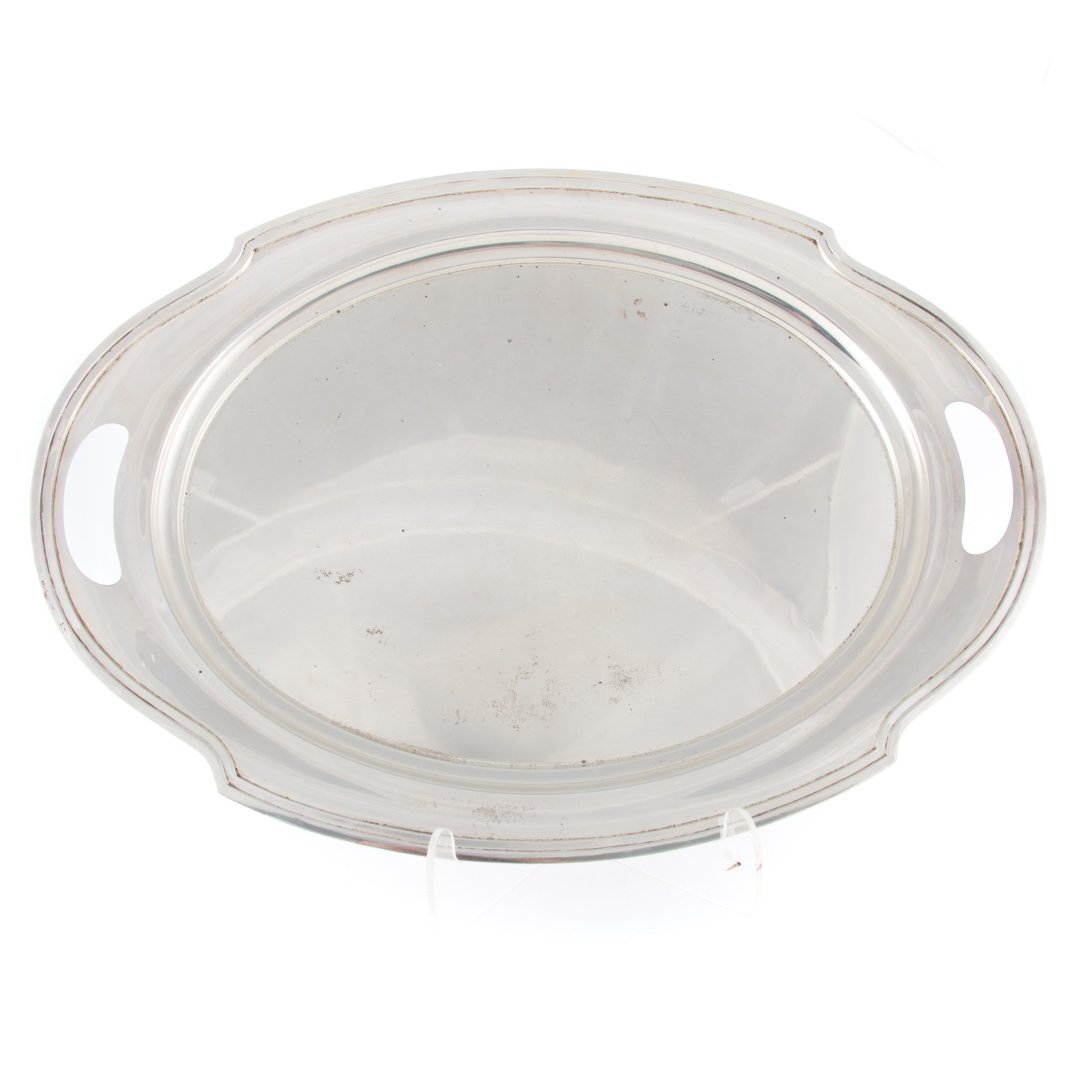 Wallace "The Washington" sterling silver oval tray (1 of 5)