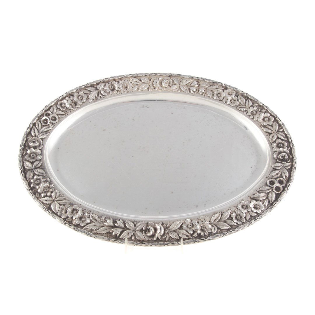 Kirk sterling silver oval platter (1 of 3)