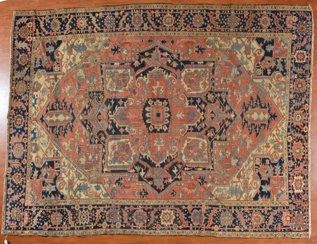 Antique Serapi carpet, approx. 9.8 x 12.3 (1 of 1)