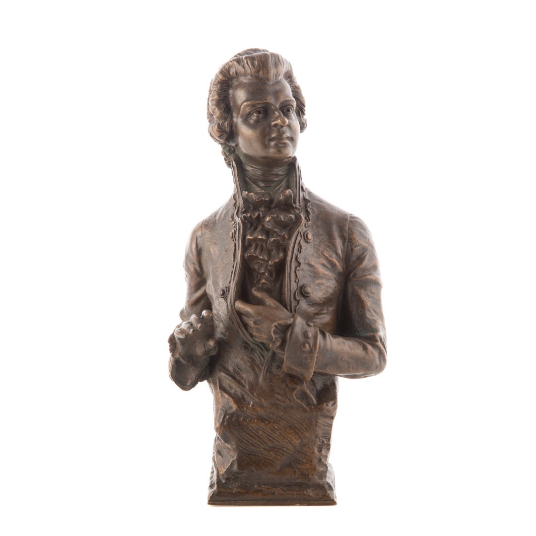 Carl Kauba. Mozart bronze sculpture (1 of 5)