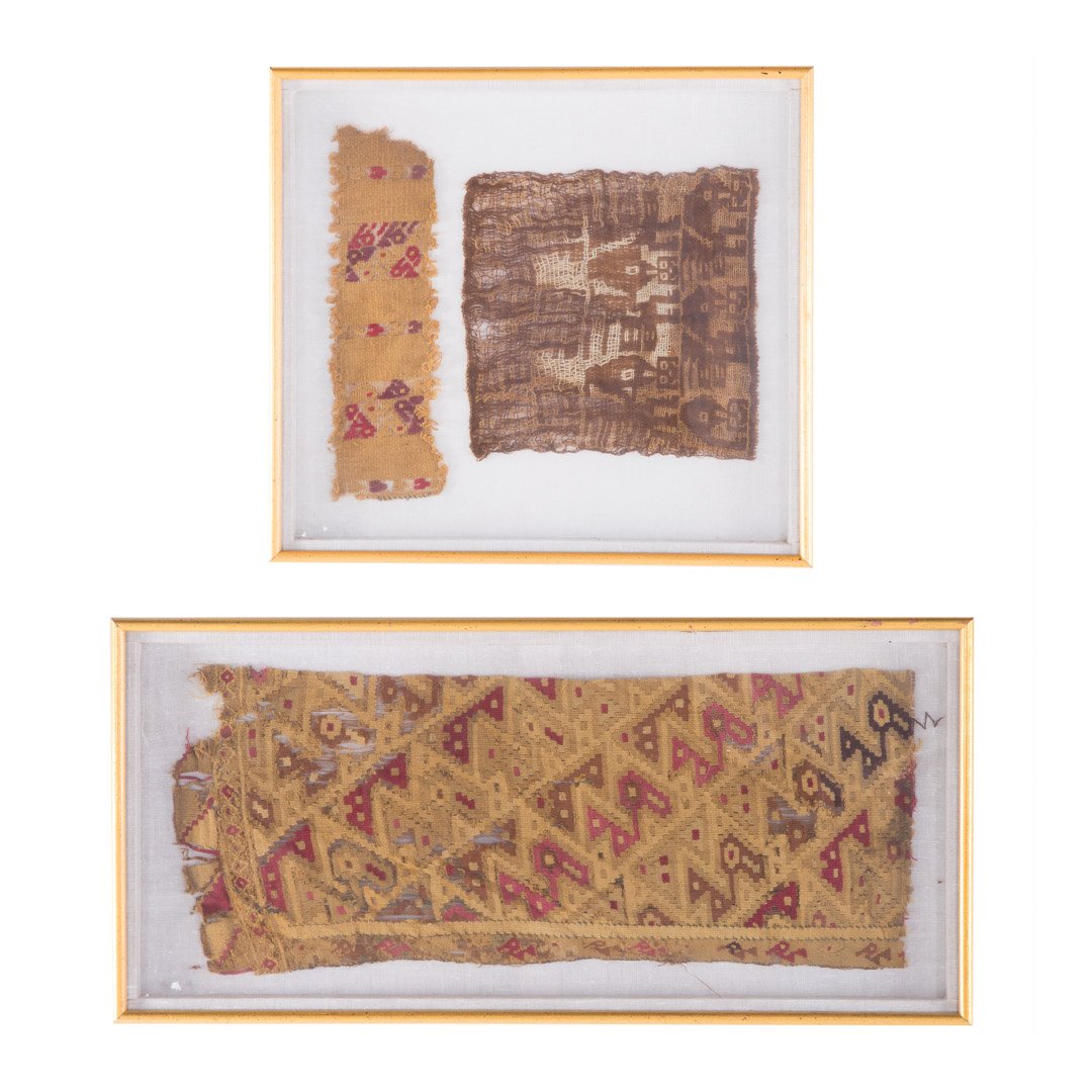 Three Native American textile fragments (1 of 4)