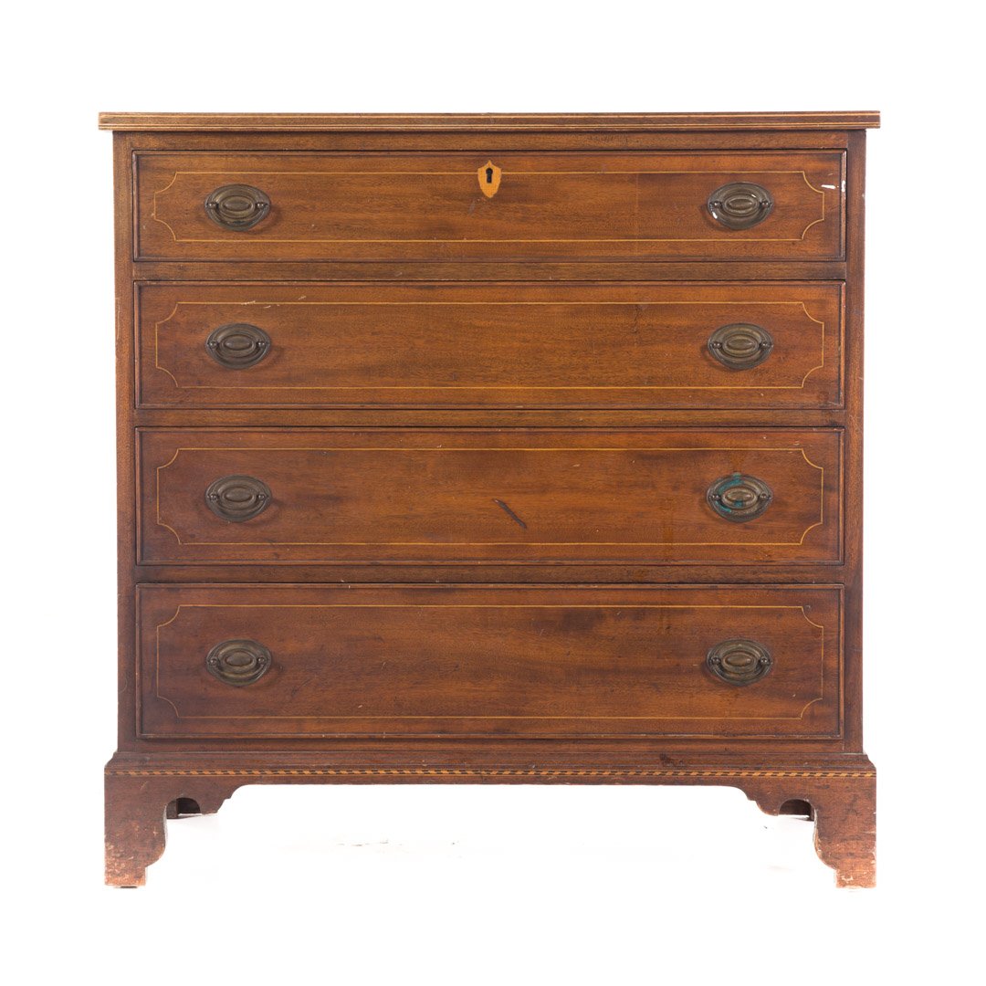 Potthast Federal style mahogany chest of drawers (1 of 5)
