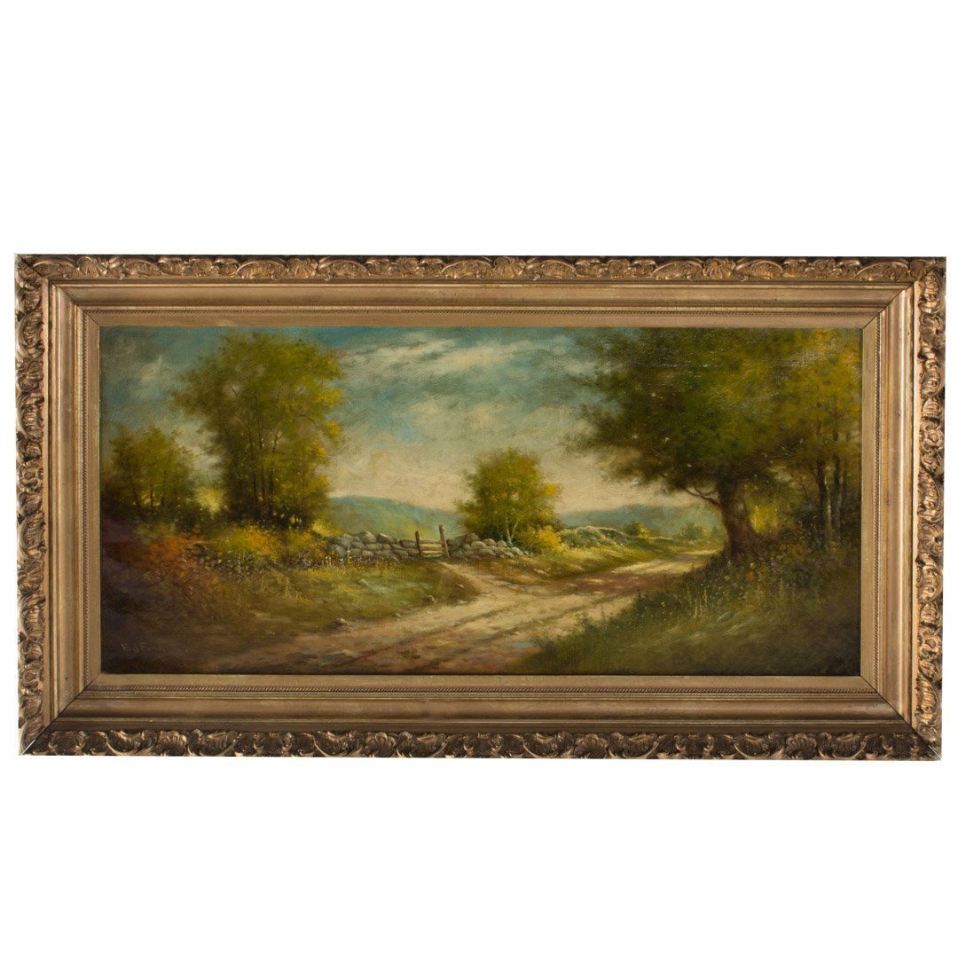Elbridge J. Fenn. Country Landscape, oil on canvas (1 of 4)