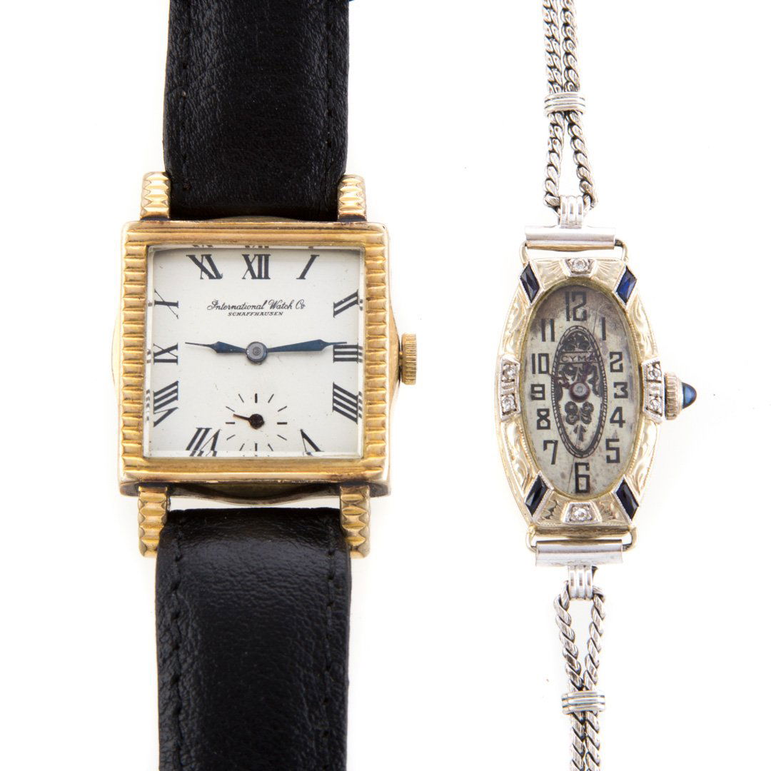 A Pair of Wrist Watches by IWC & Cyma (1 of 4)