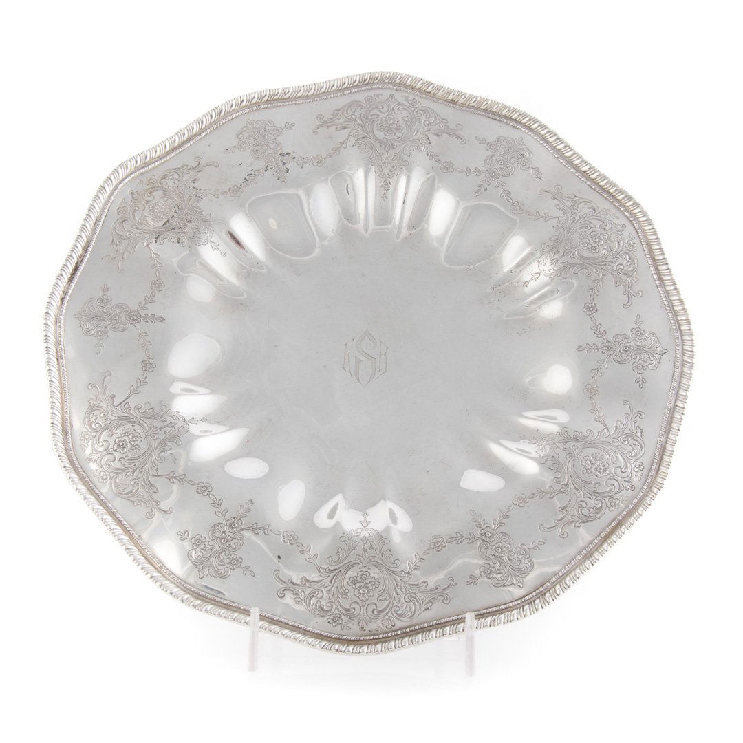 Frank Whiting sterling silver cake plate (1 of 4)