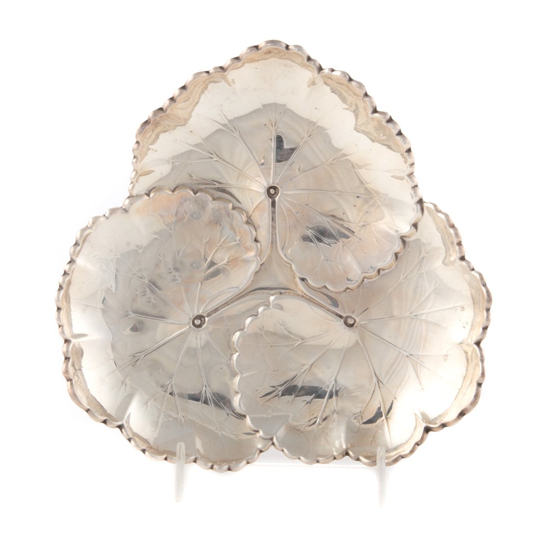 Reed & Barton leaf form bon bon dish (1 of 3)